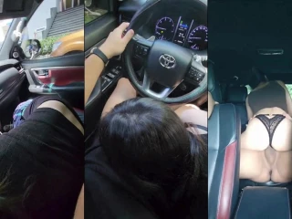 Đang lái xe cũng không yên với em