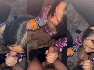 Đi hát karaoke cùng em gái cùng công ty tay đeo nhẫn cưới